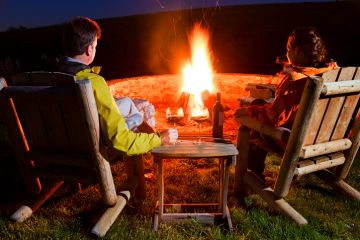 Fire Pit Construction in Brimfield by Shepherd Lawn Maintenance LLC