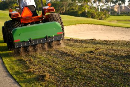 Professional lawn aeration in Paxton, MA by Shepherd Lawn Maintenance LLC